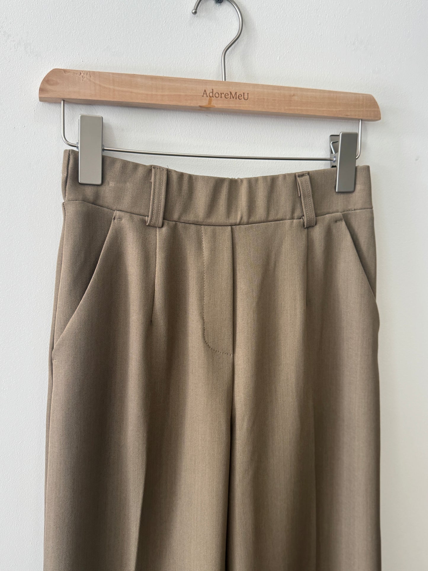 Simple Straight Banding Pants