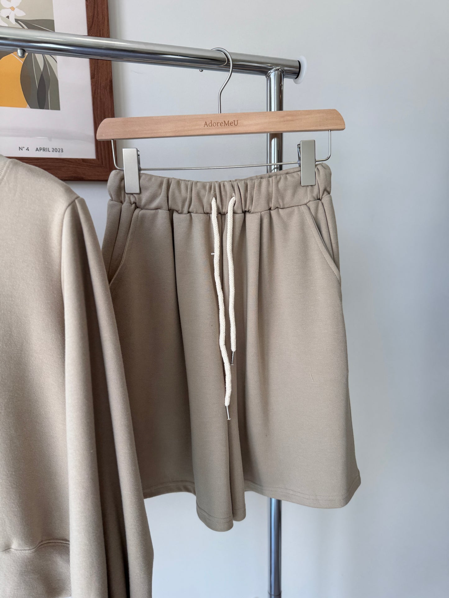 Pure Long Sleeve and Shorts Set(~9/1) - AdoreMeU
