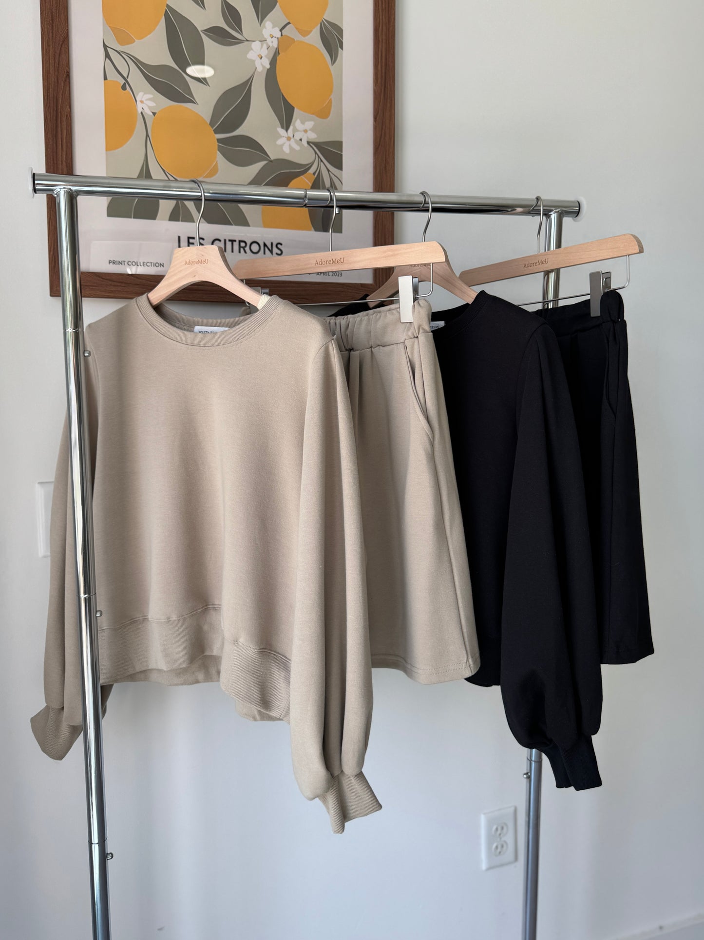 Pure Long Sleeve and Shorts Set(~9/1) - AdoreMeU