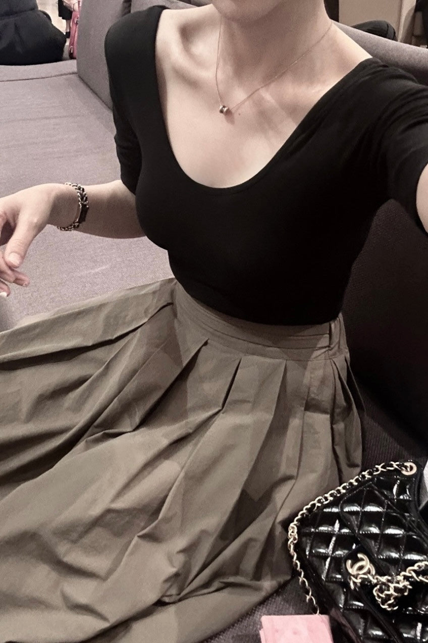 Pra Maxi Pleated Skirt (~8/2)