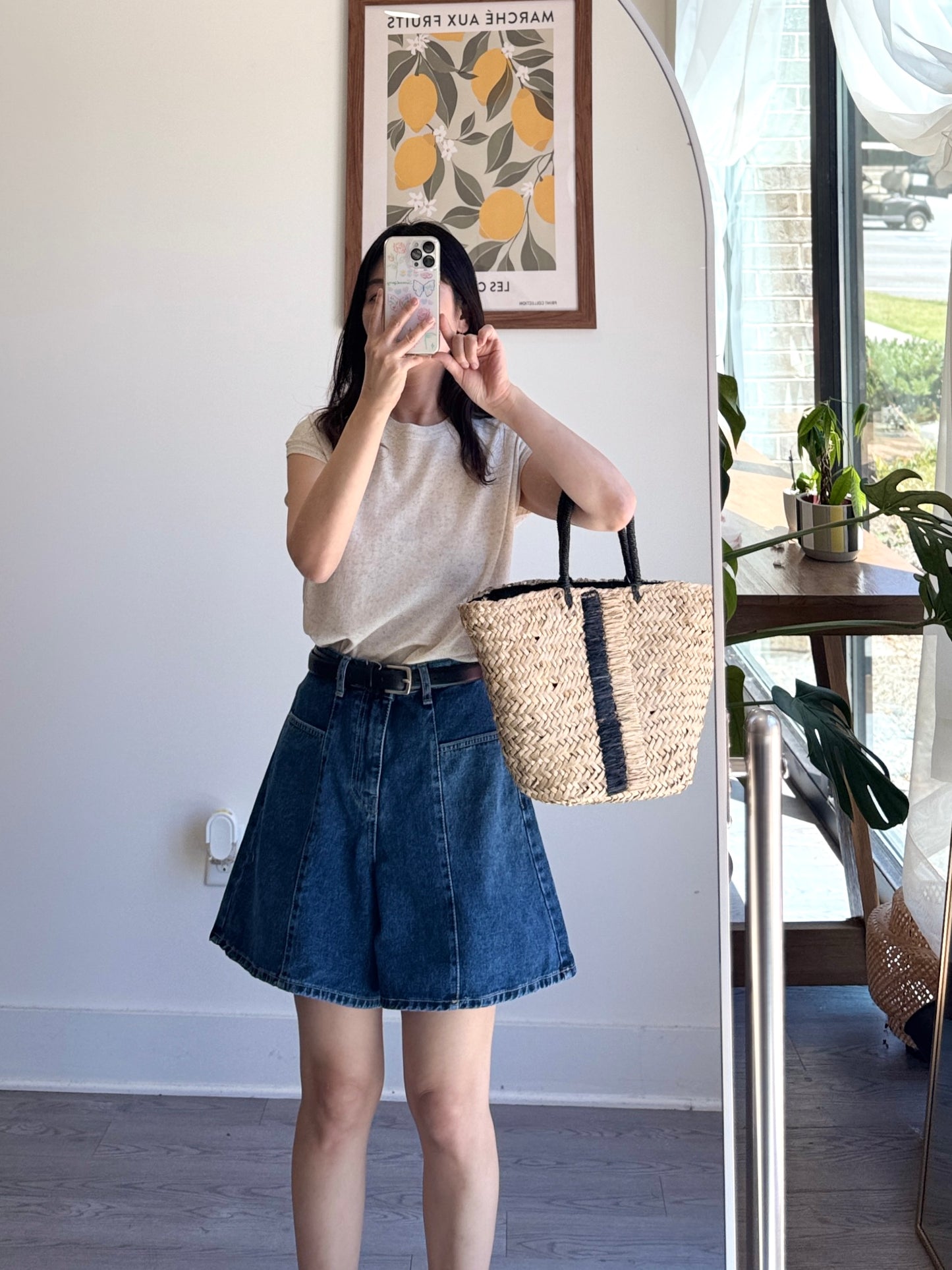 Front Line Denim Shorts - AdoreMeU