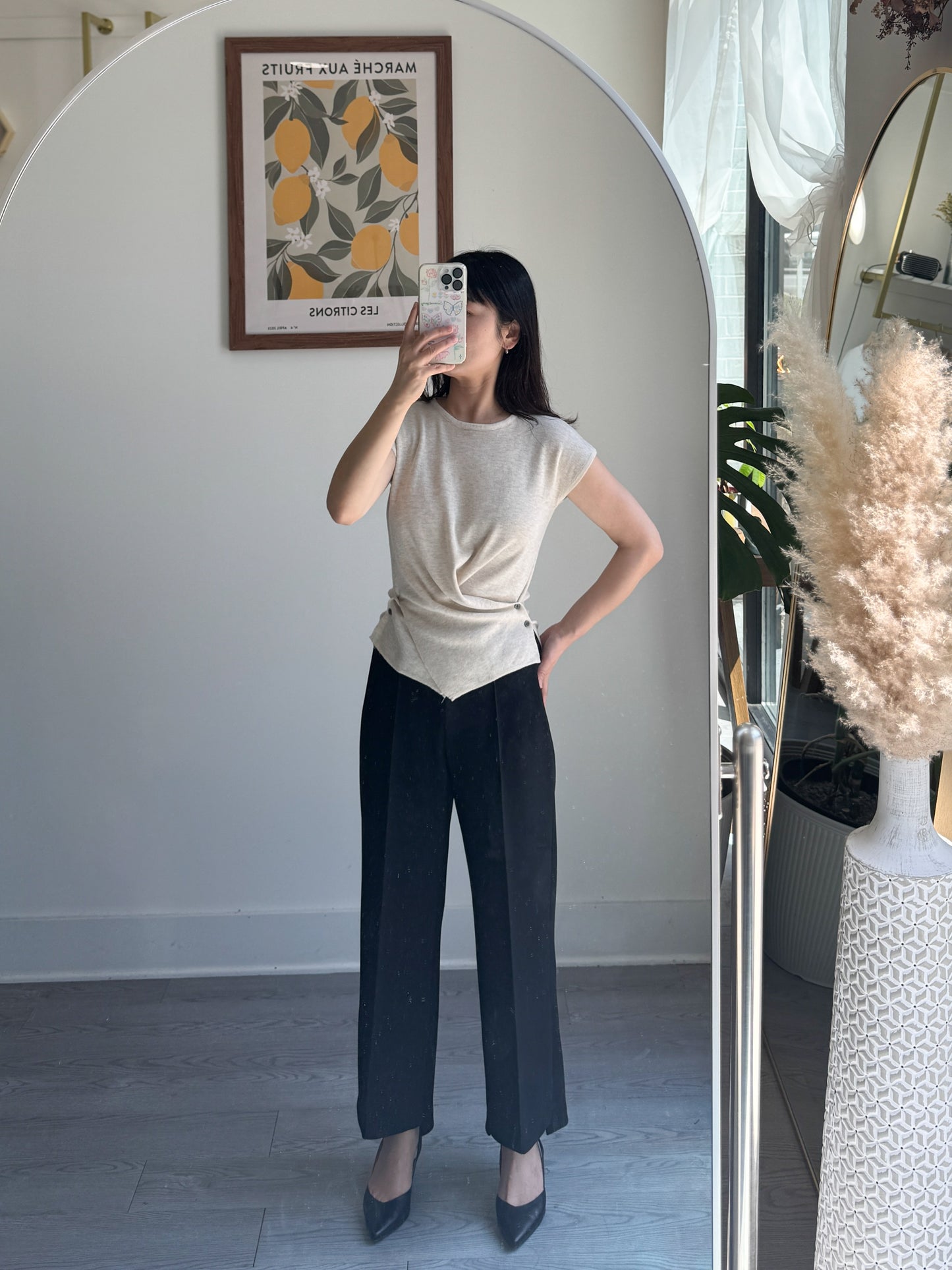 Wrap Button Summer Knit(~5/5)