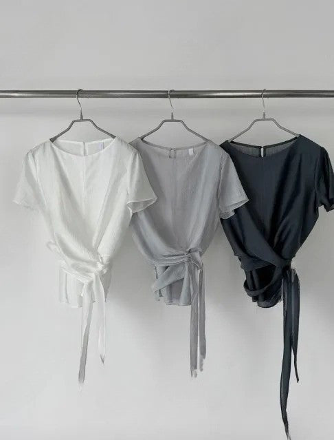 * Sie Wrap Blouse
