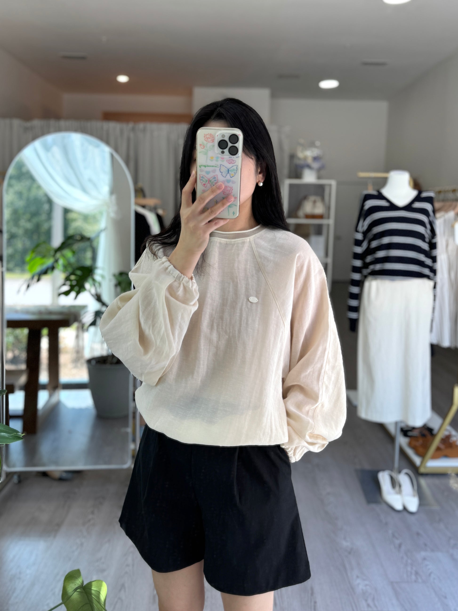 Airy Sheer Pullover Top - AdoreMeU