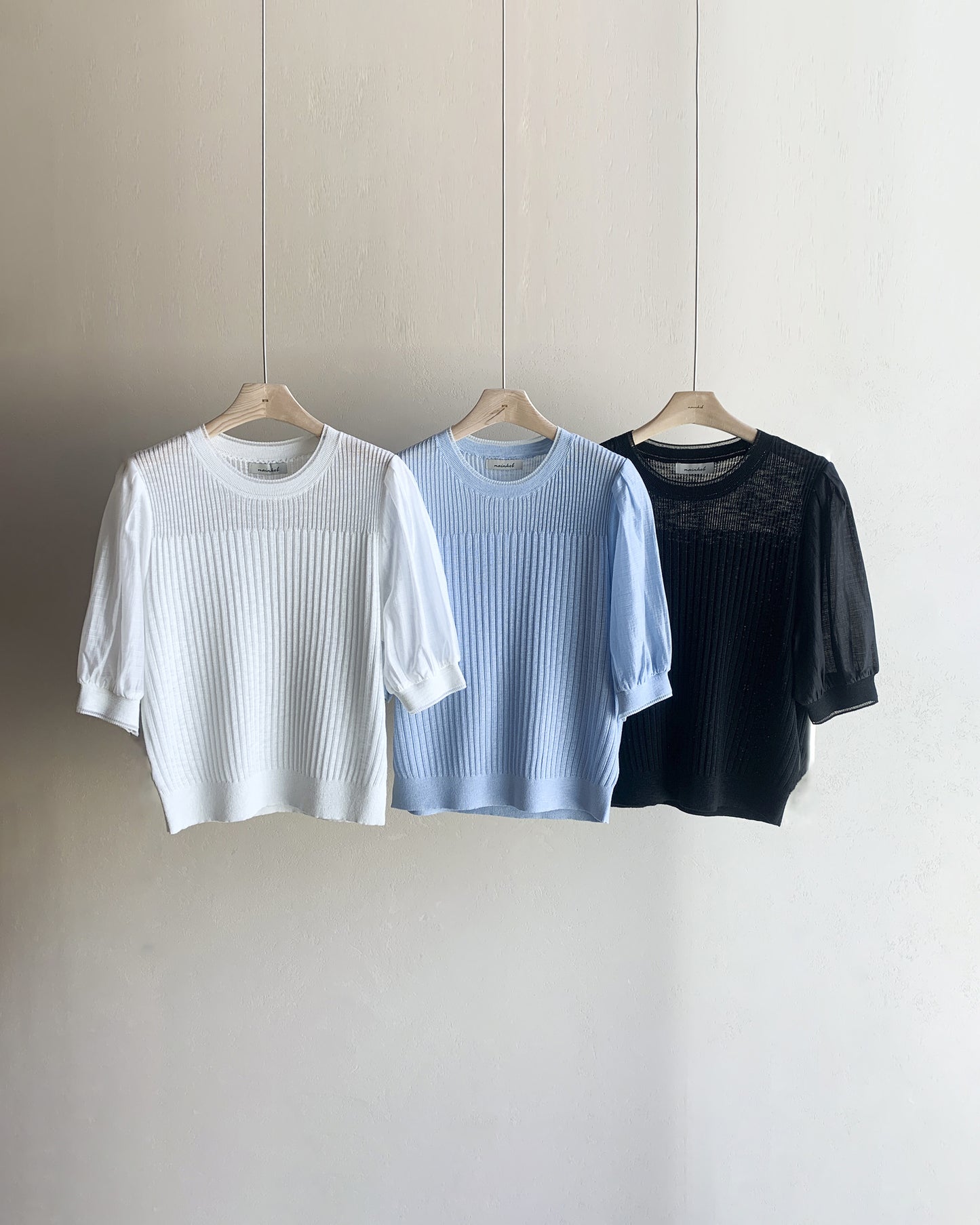 Soft Sleeve Knit Blouse