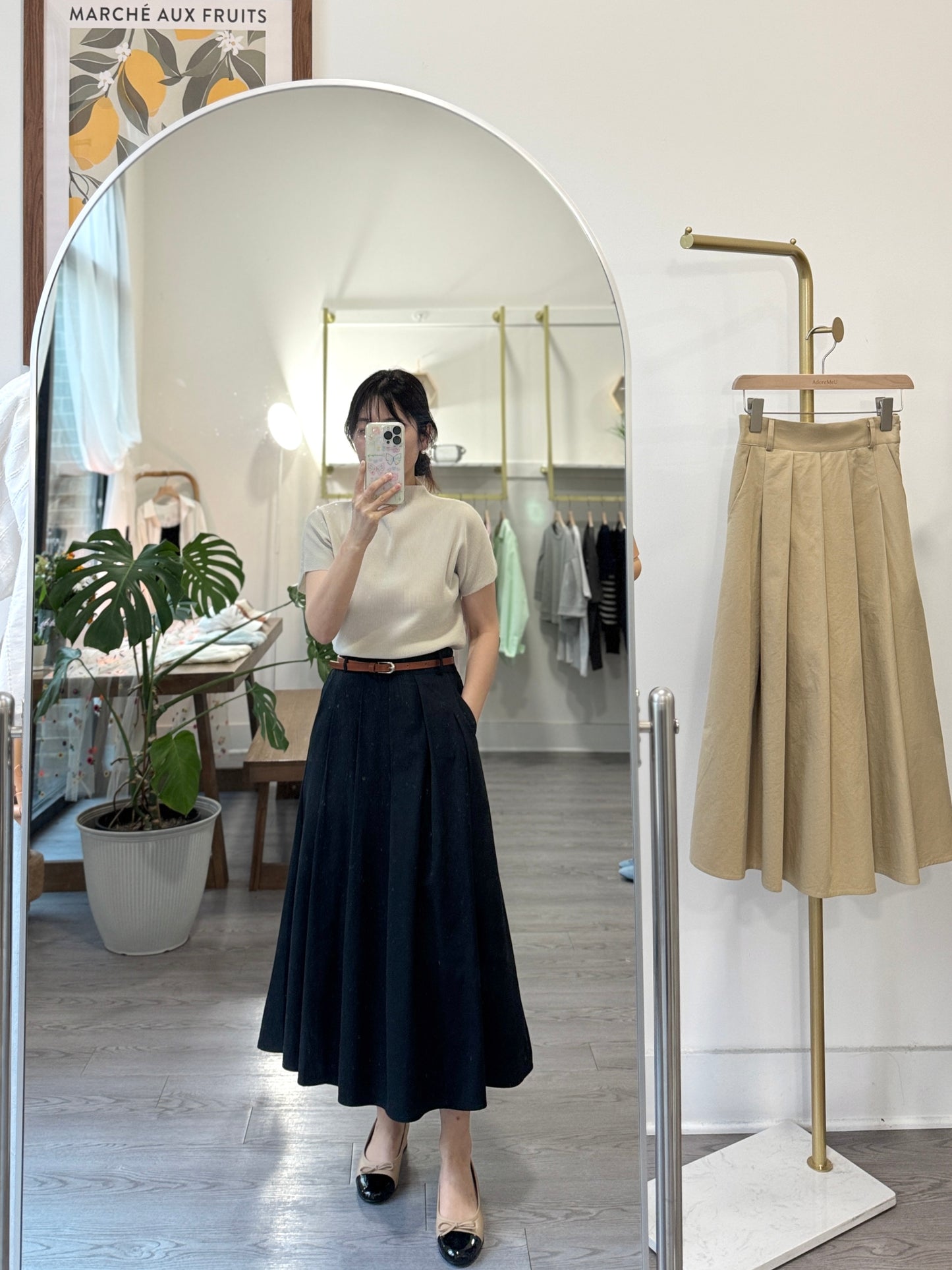 Serene Pleats Skirt