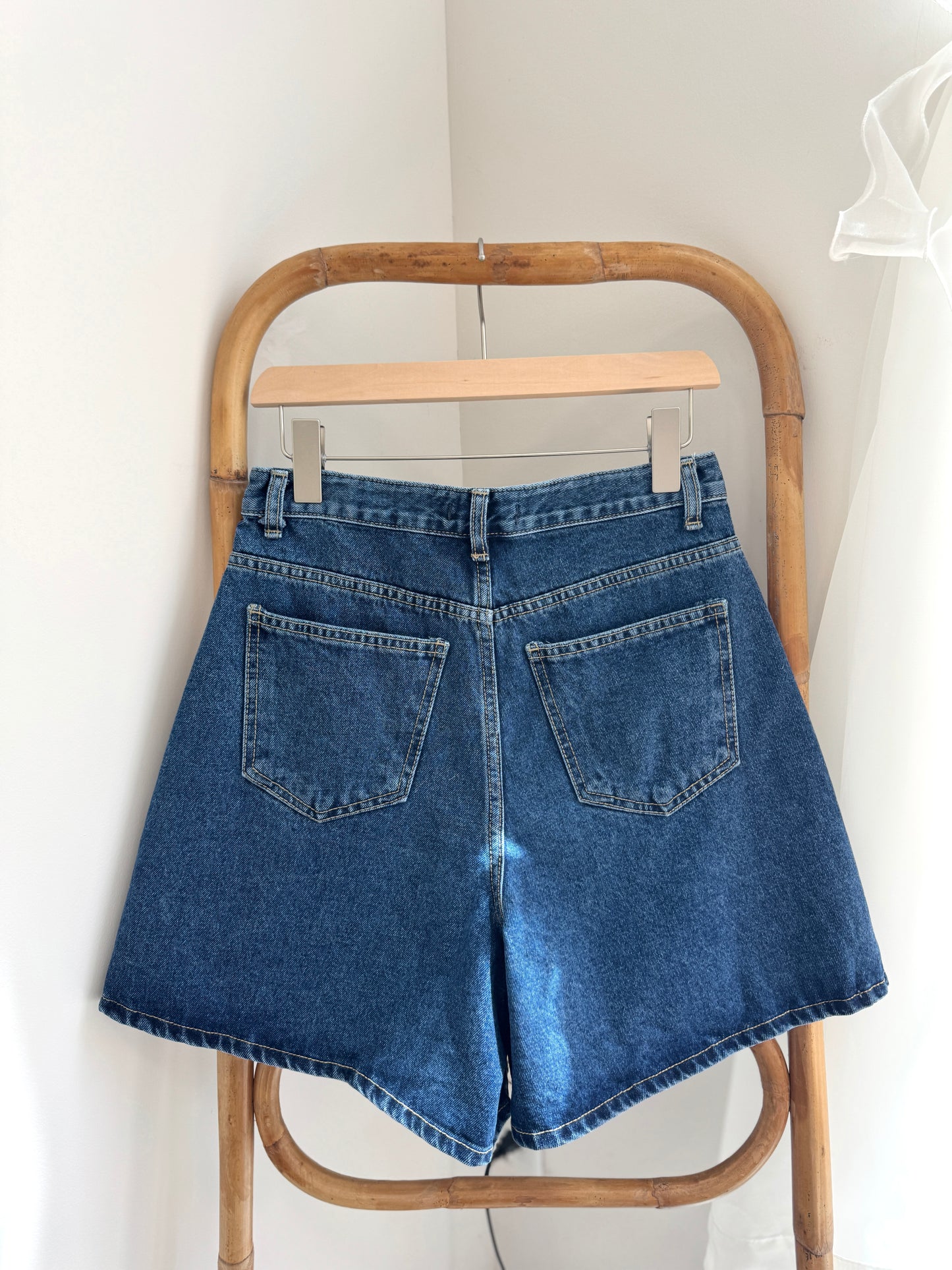 Front Line Denim Shorts - AdoreMeU