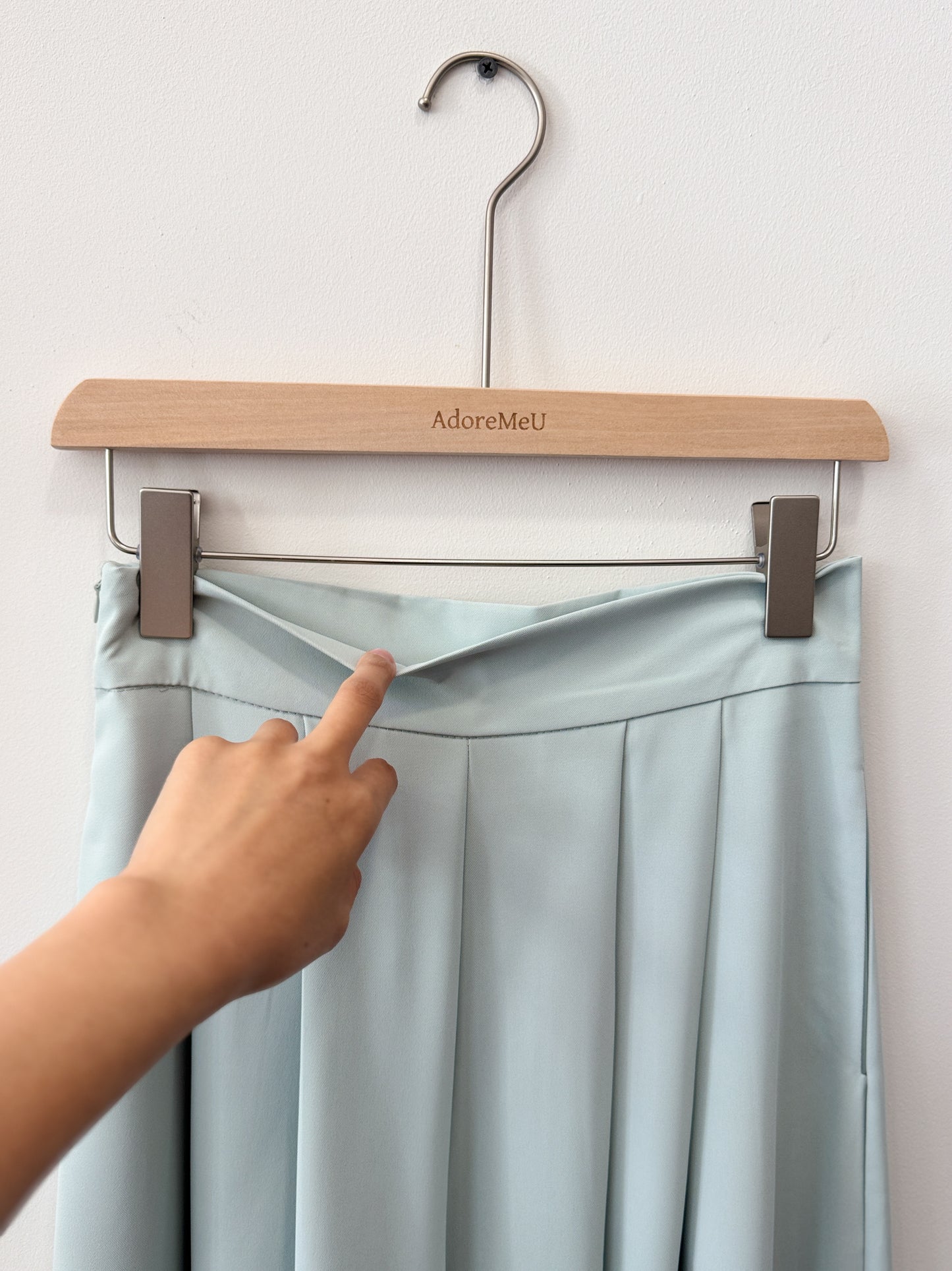 Pintuck Wide Slacks (~5/12)