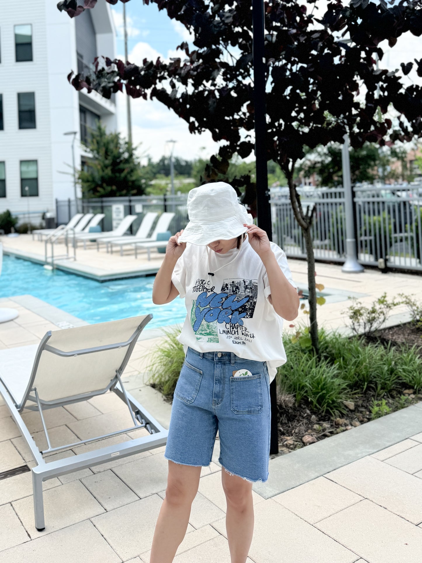 High Rise Vintage Denim Shorts