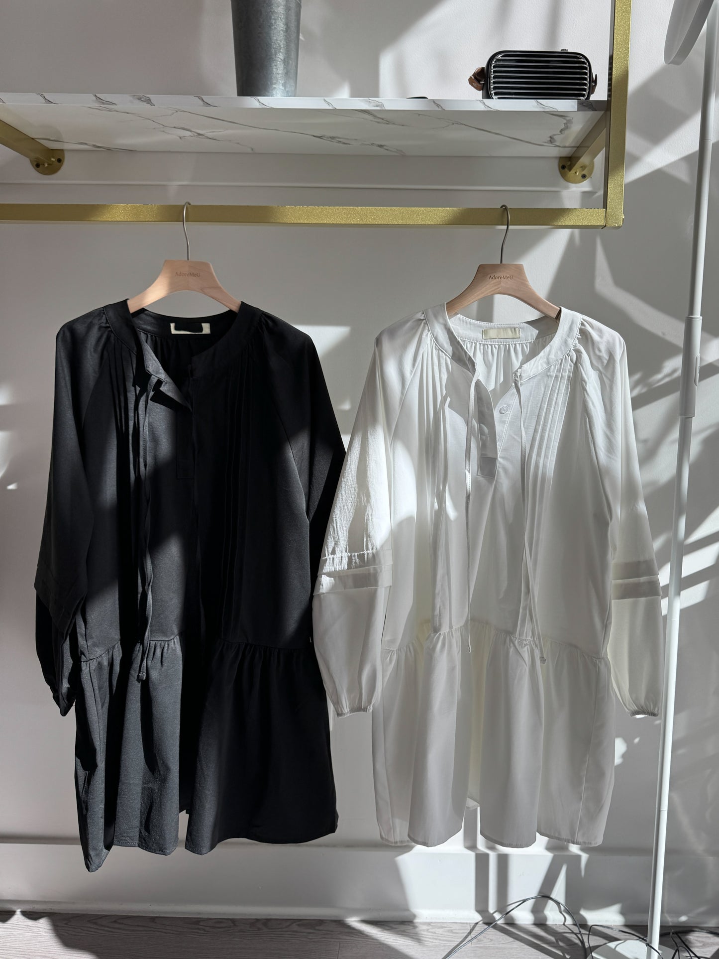 Leuin Pintuck Mini Dress(~10/8)