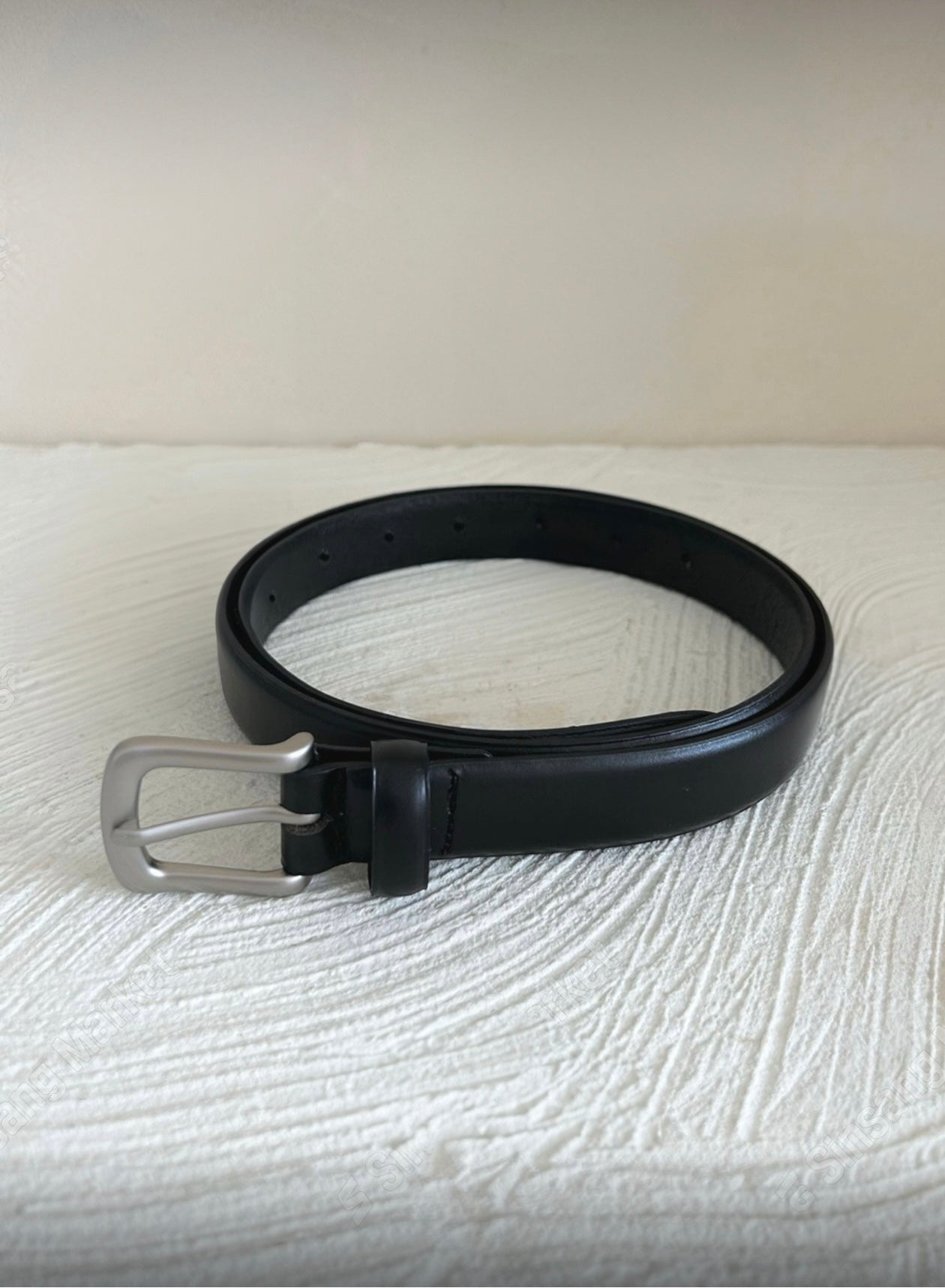 Cowhide Square Belt - AdoreMeU