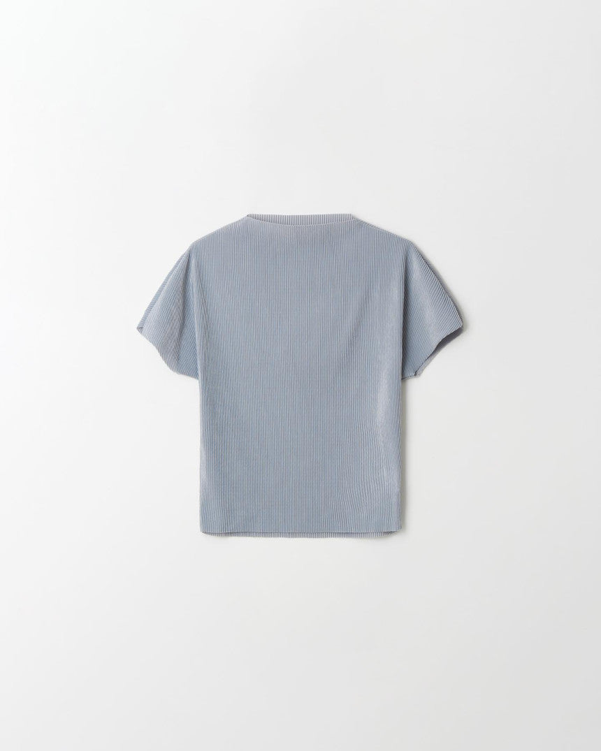 Velvet Pleats Shortsleeve