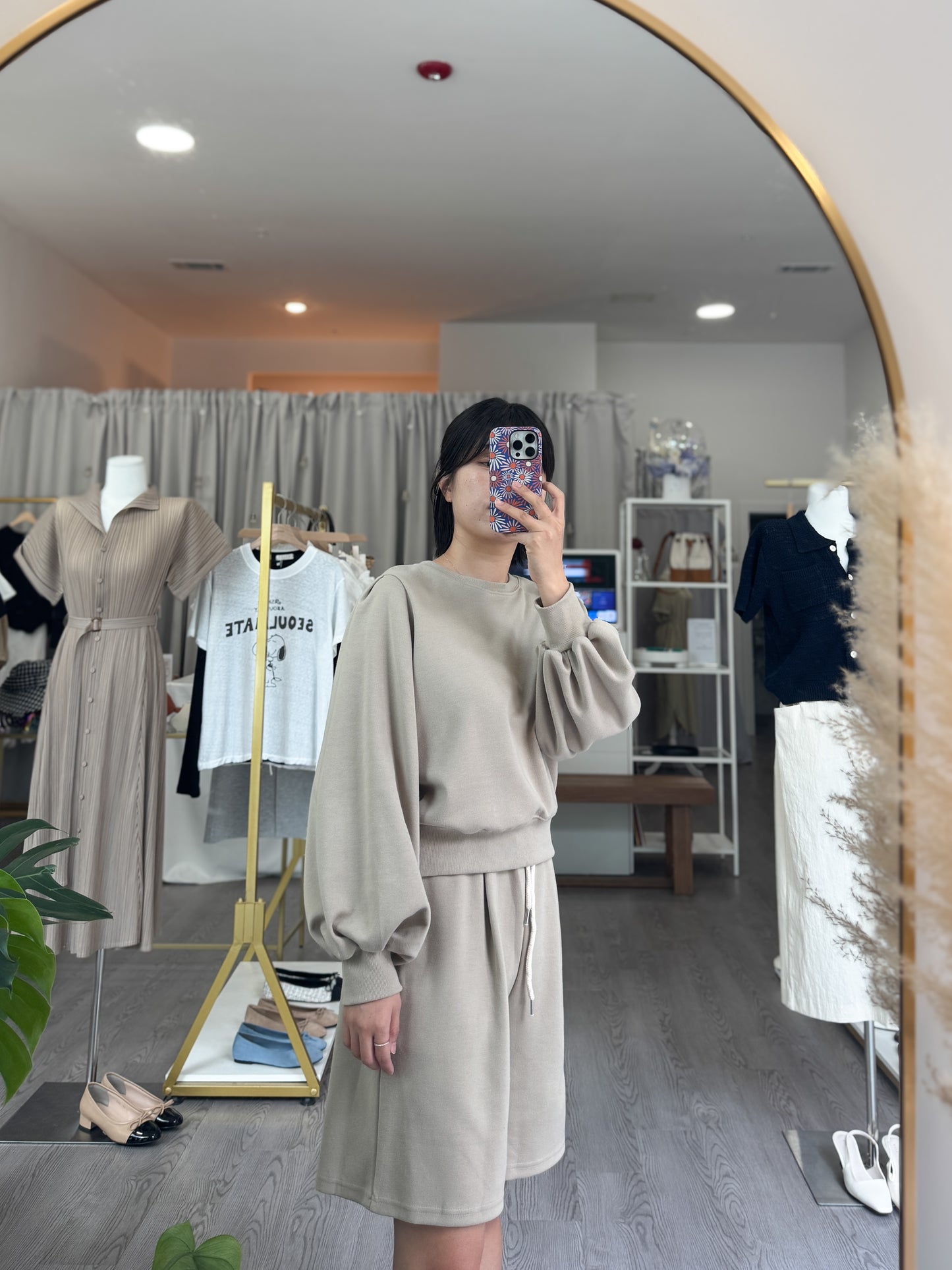 Pure Long Sleeve and Shorts Set(~9/1) - AdoreMeU