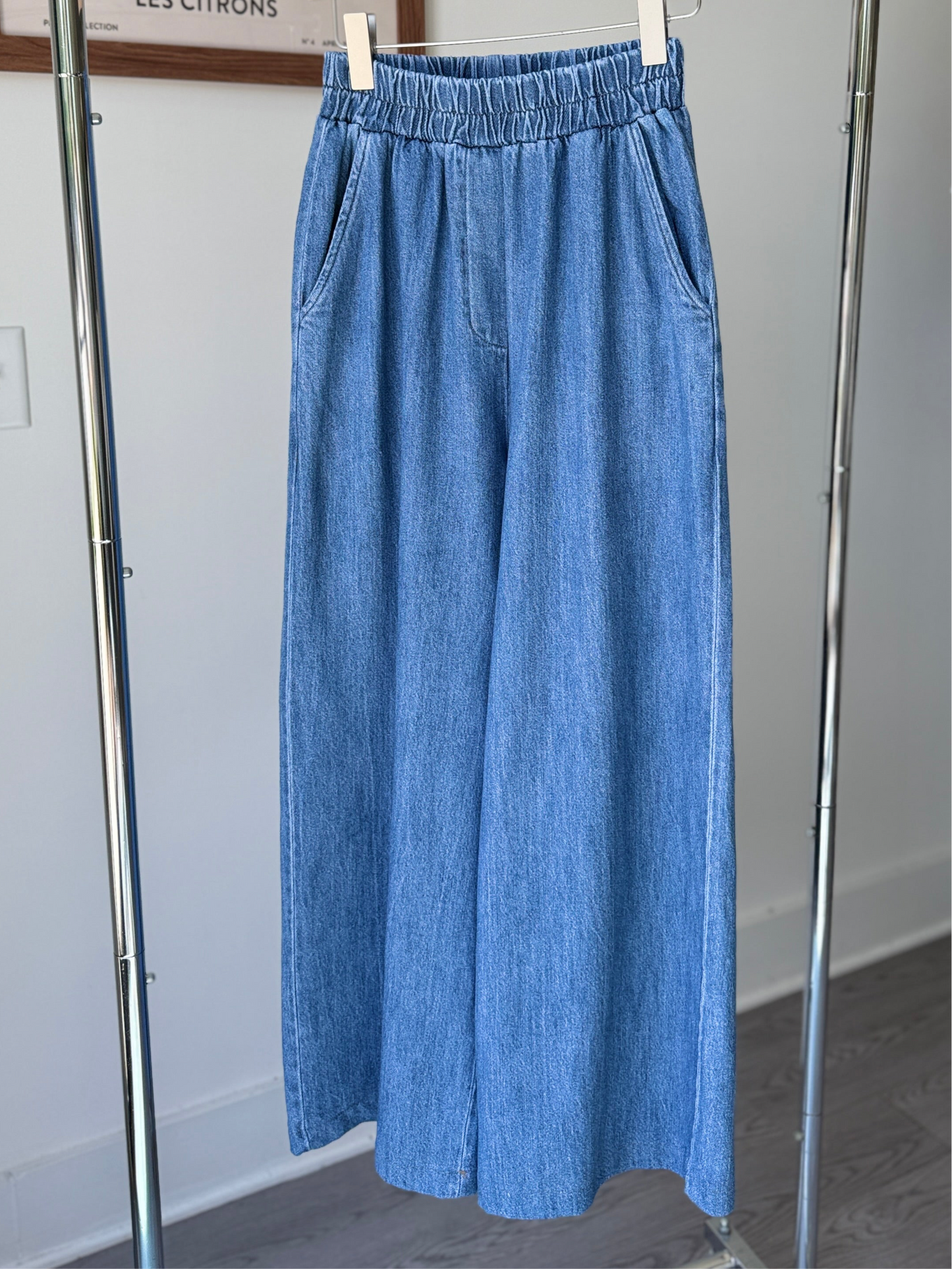 Banding Wide Denim Pants(~9/1) - AdoreMeU