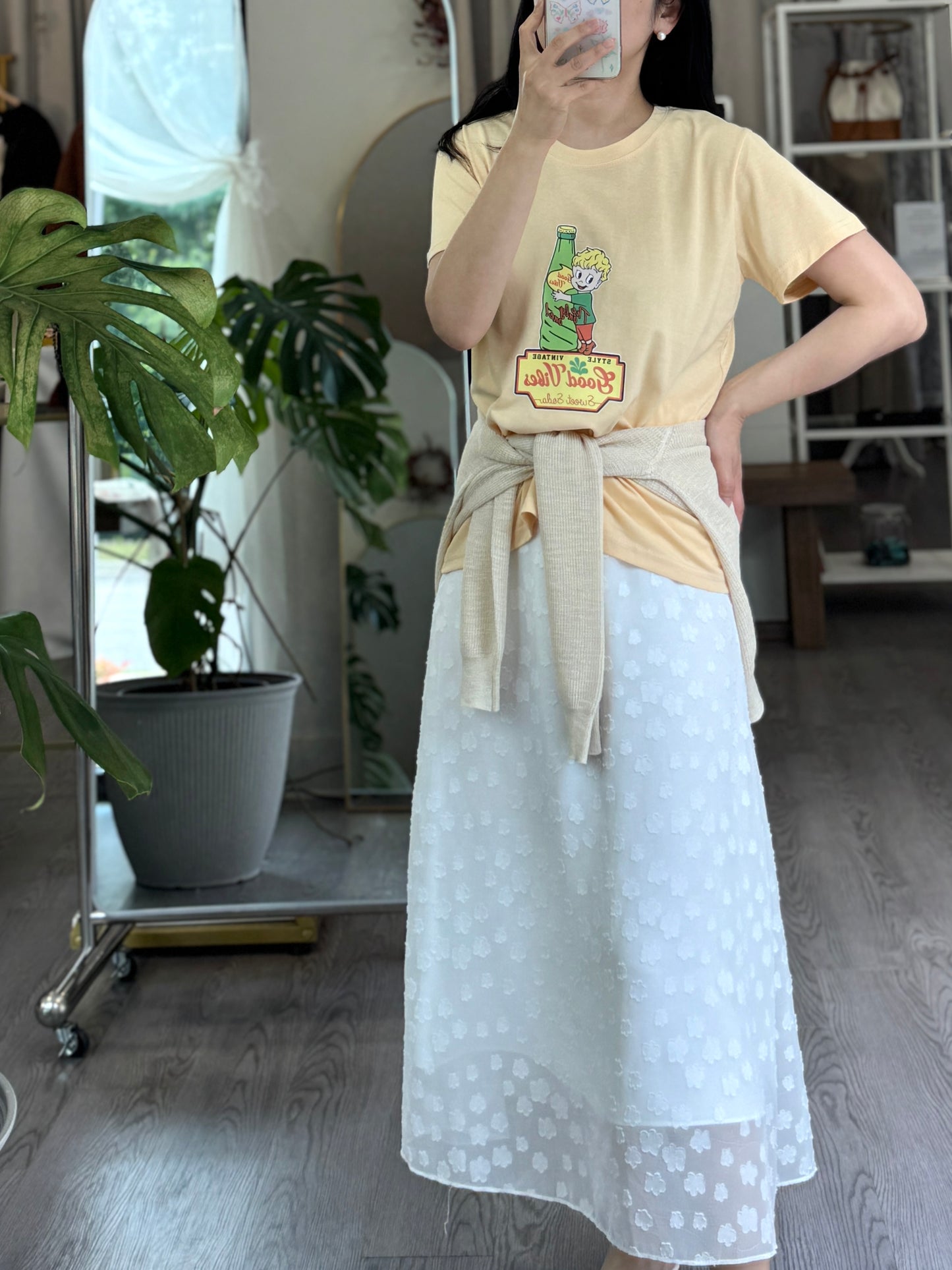 Shiffon Flower Skirt - AdoreMeU