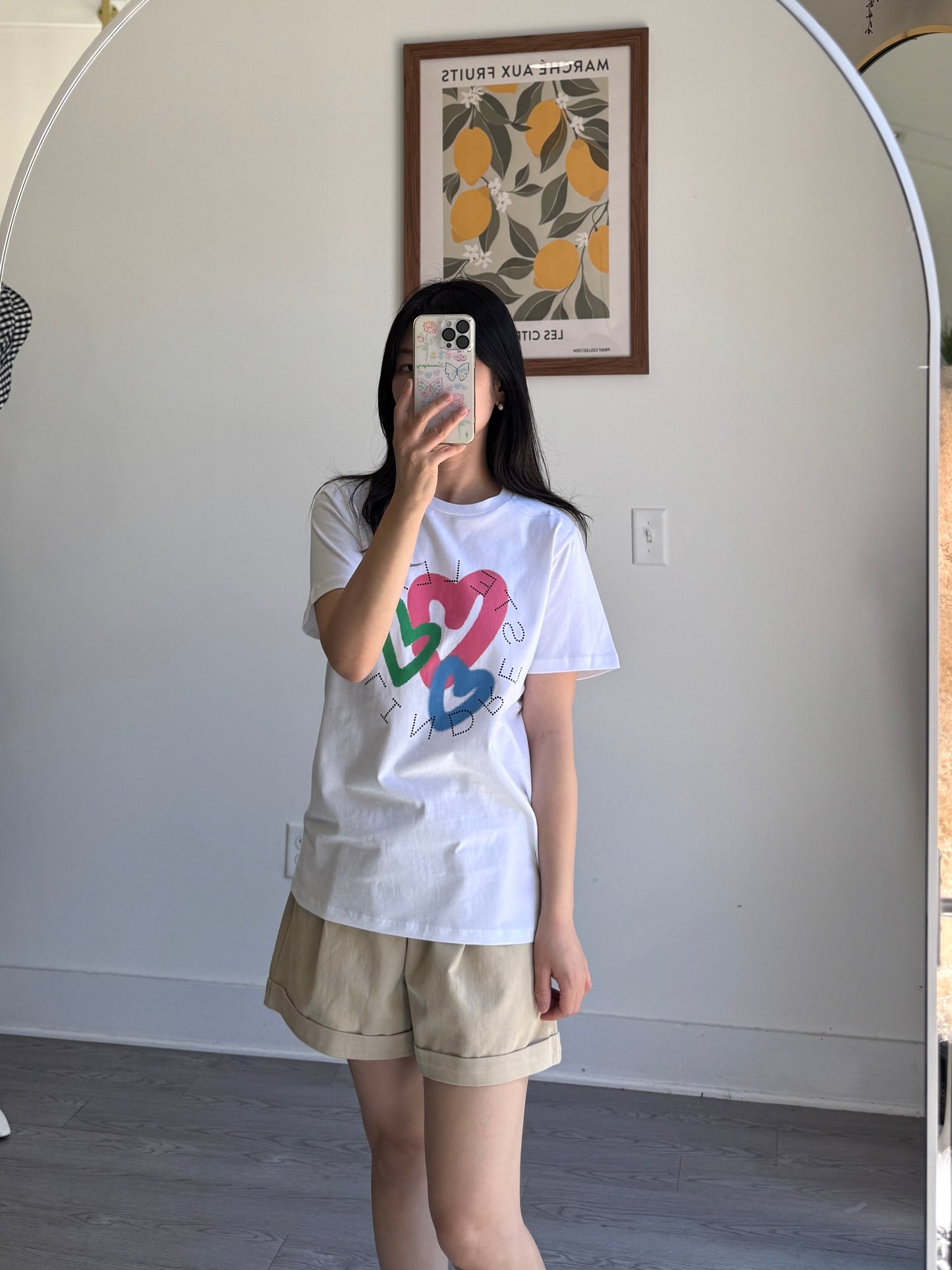 Three Hearts Tee - AdoreMeU