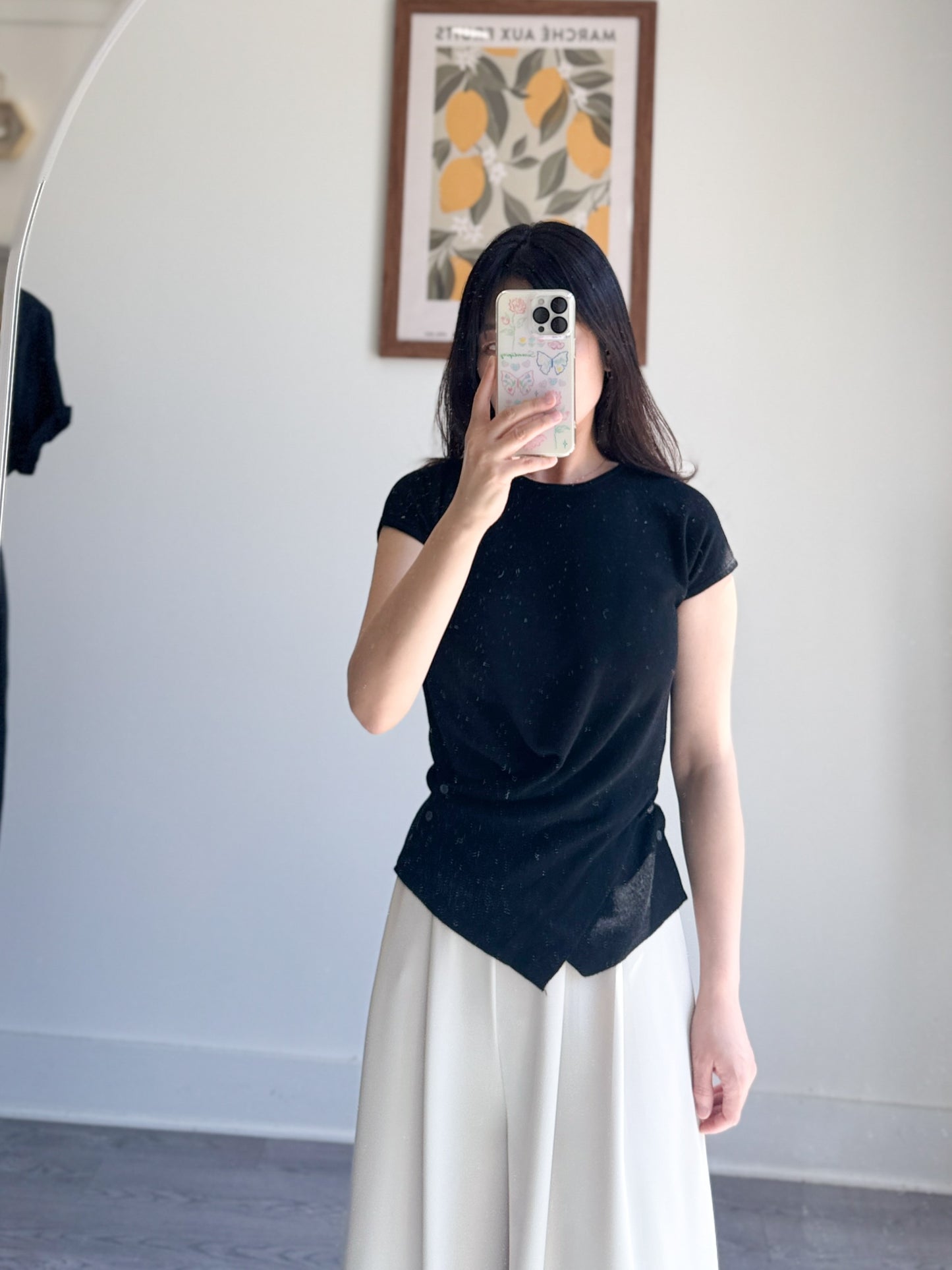 Wrap Button Summer Knit(~5/5)