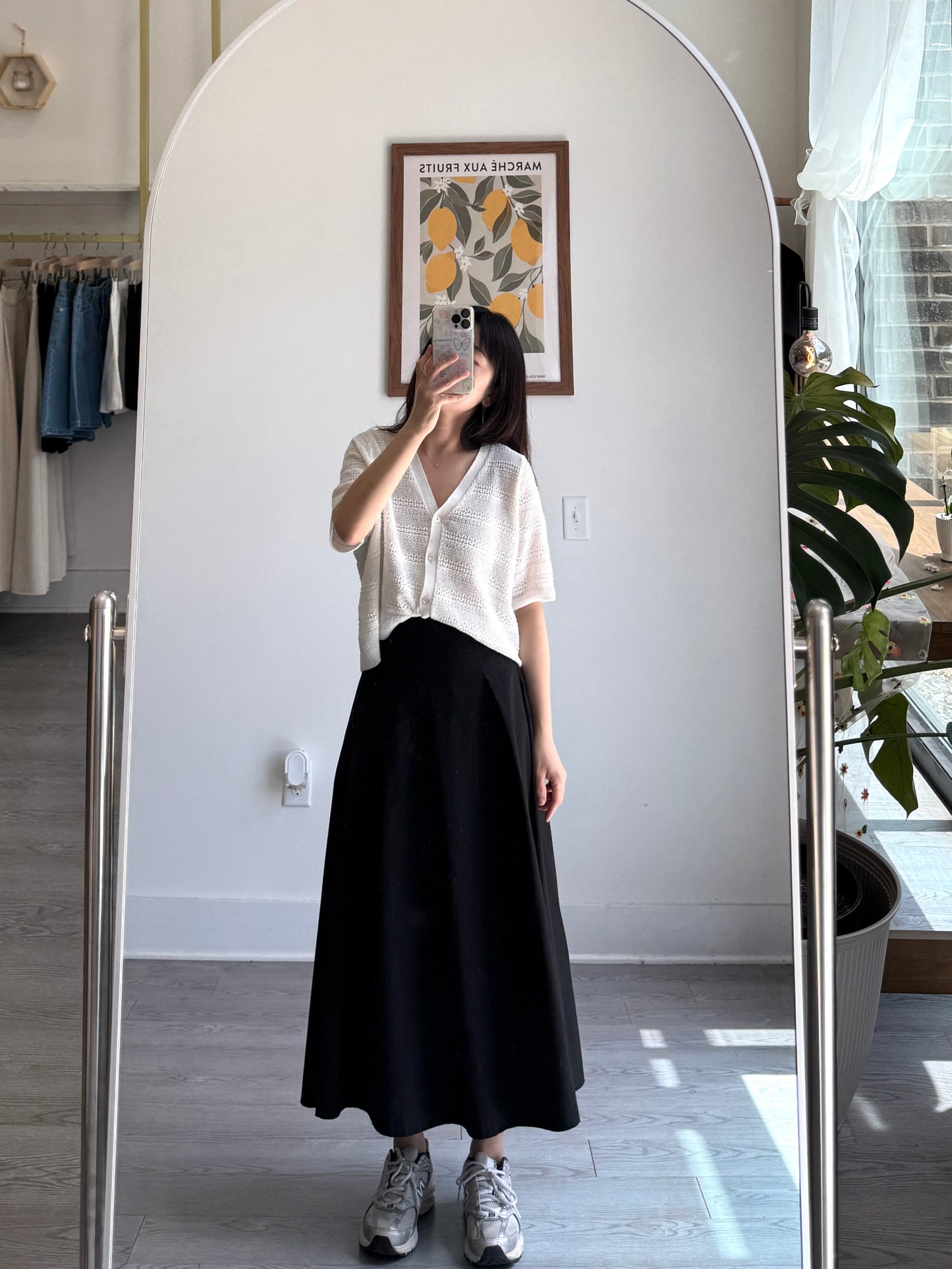 Pintuck Flare Skirt - AdoreMeU