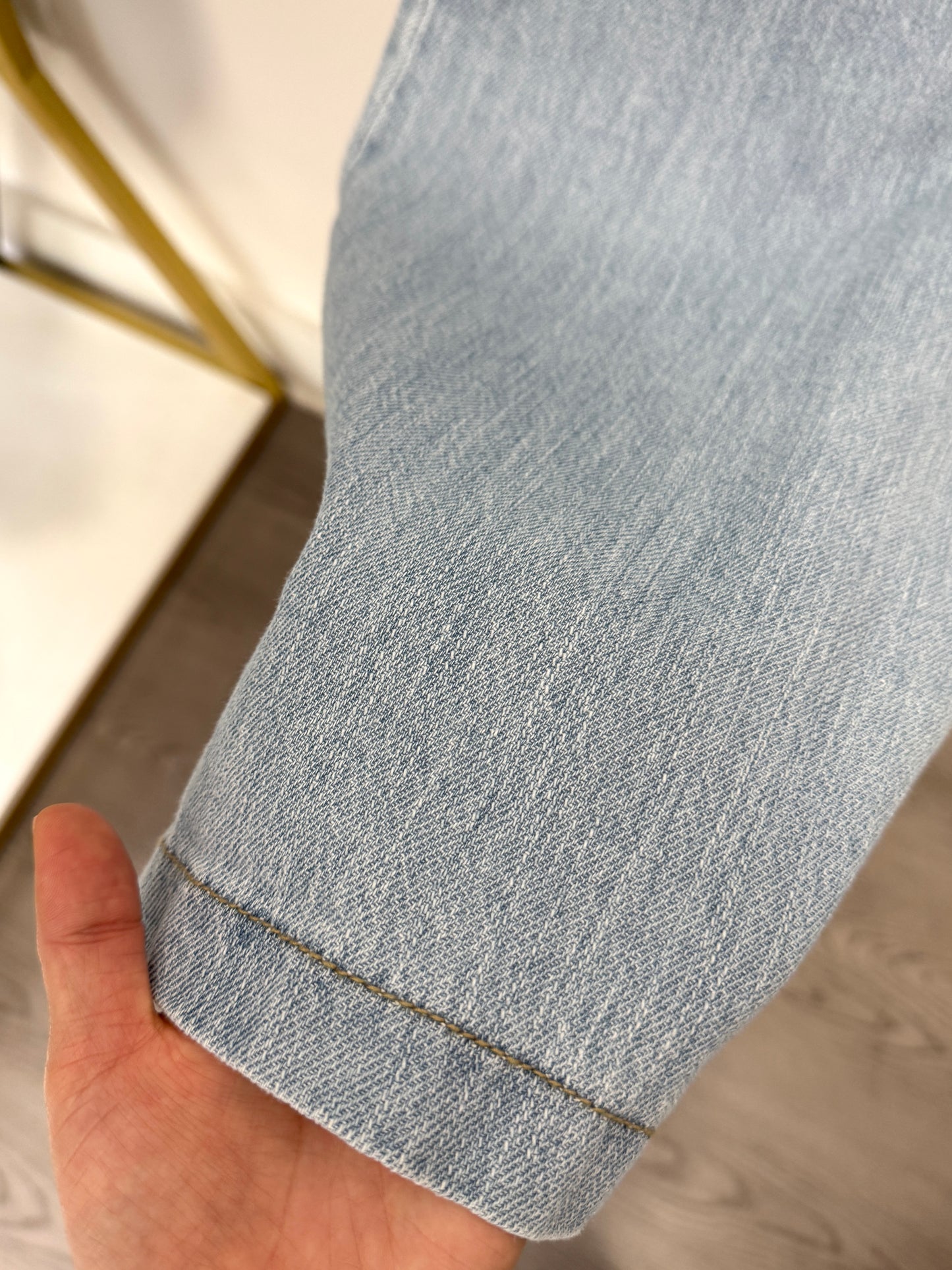 Front Pocket Linen Denim(~4/7)