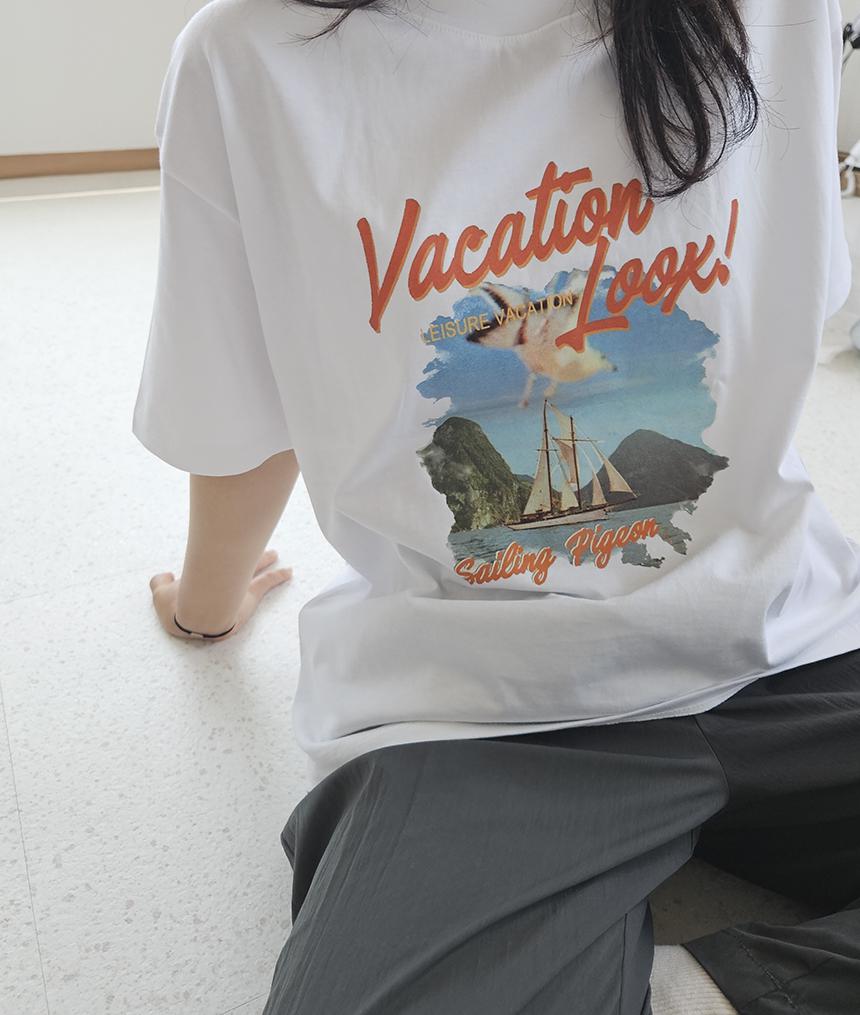 Vacation Loose-Fit Tee - AdoreMeU