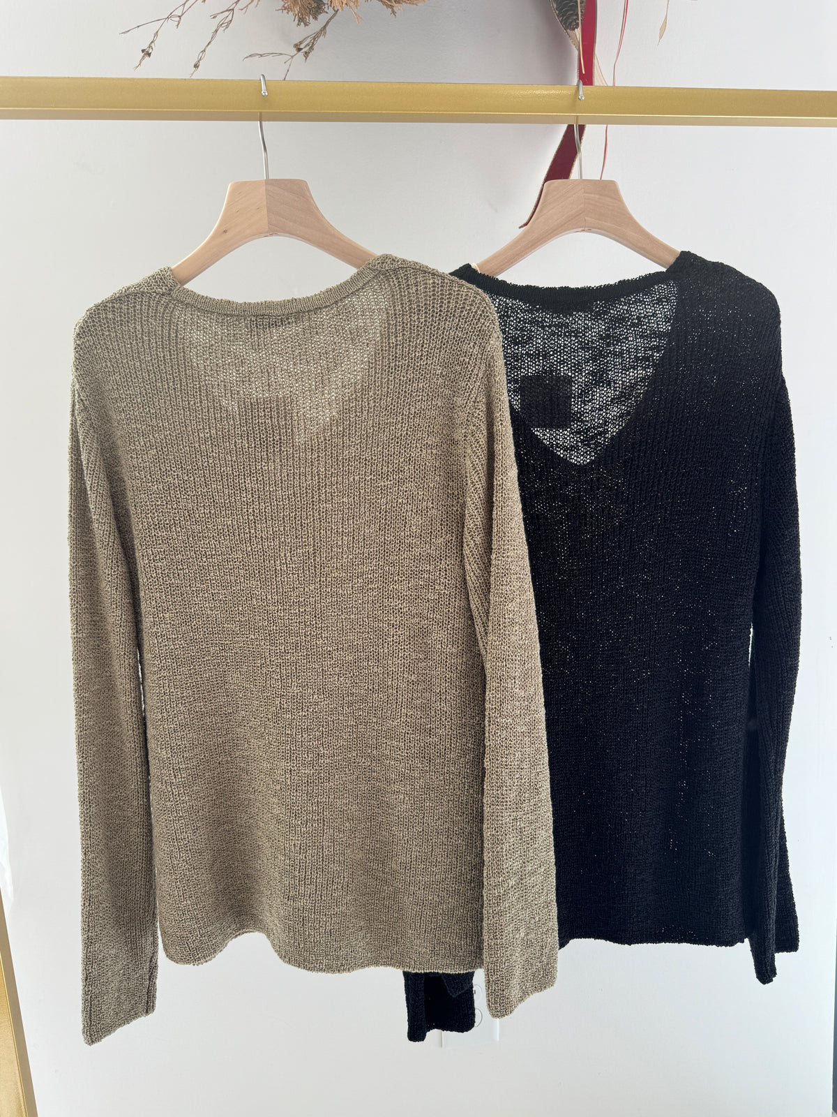 Slit Loose Knit Sweater(~10/18)