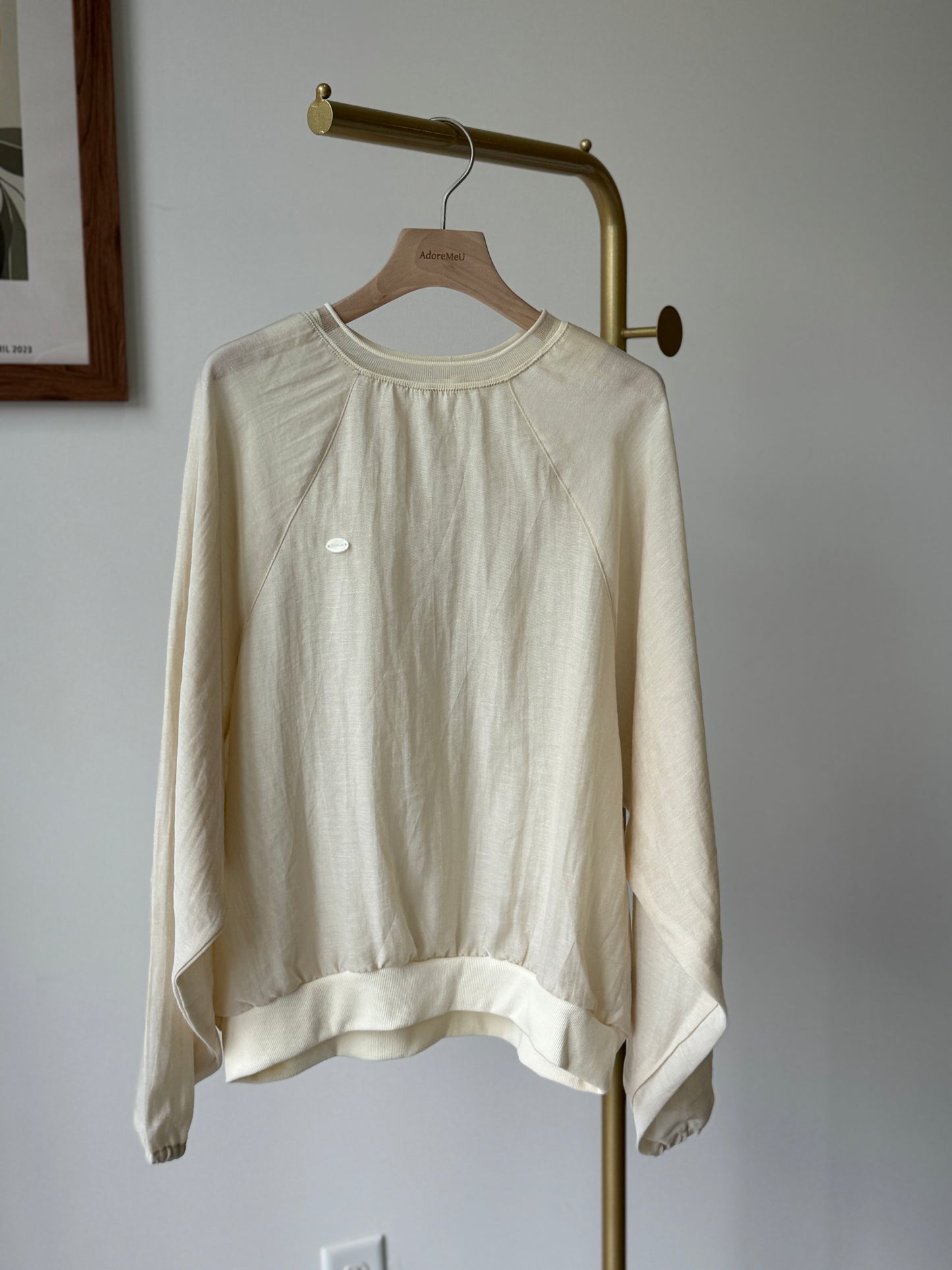 Airy Sheer Pullover Top(~9/8)