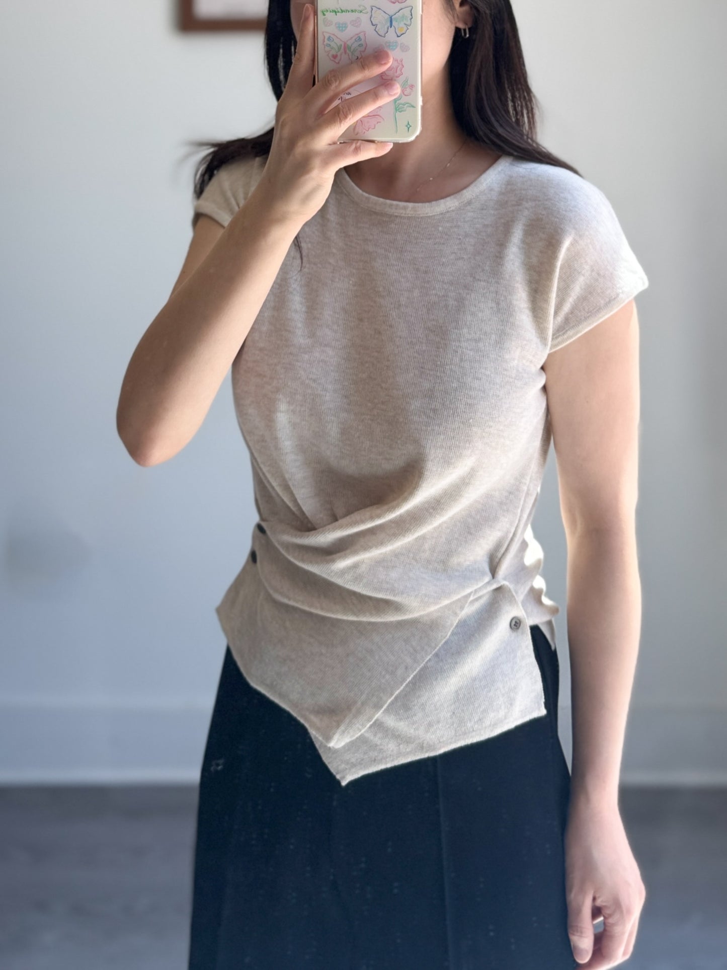 Wrap Button Summer Knit(~5/5)