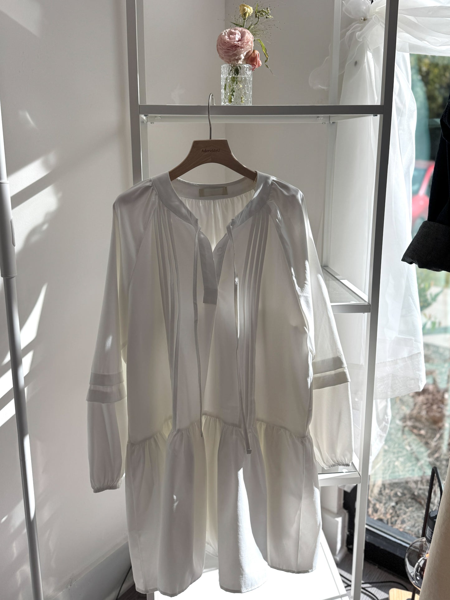 Leuin Pintuck Mini Dress(~10/8)