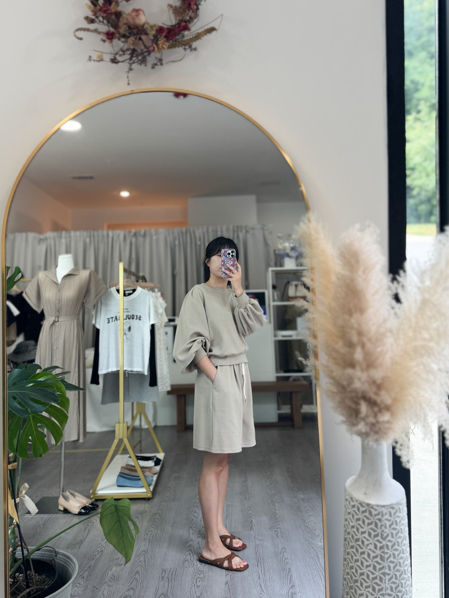 Pure Long Sleeve and Shorts Set(~9/1) - AdoreMeU