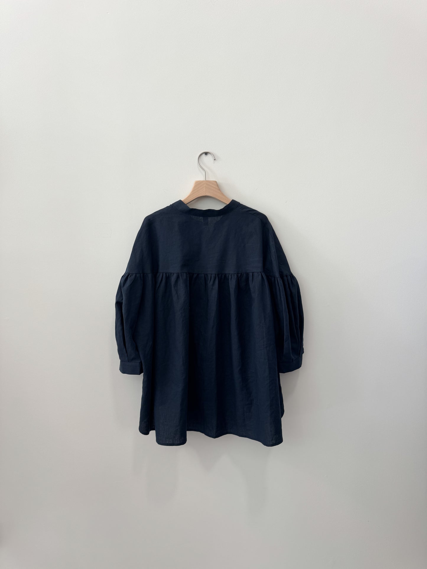 China Collar Linen Blouse (~5/12)