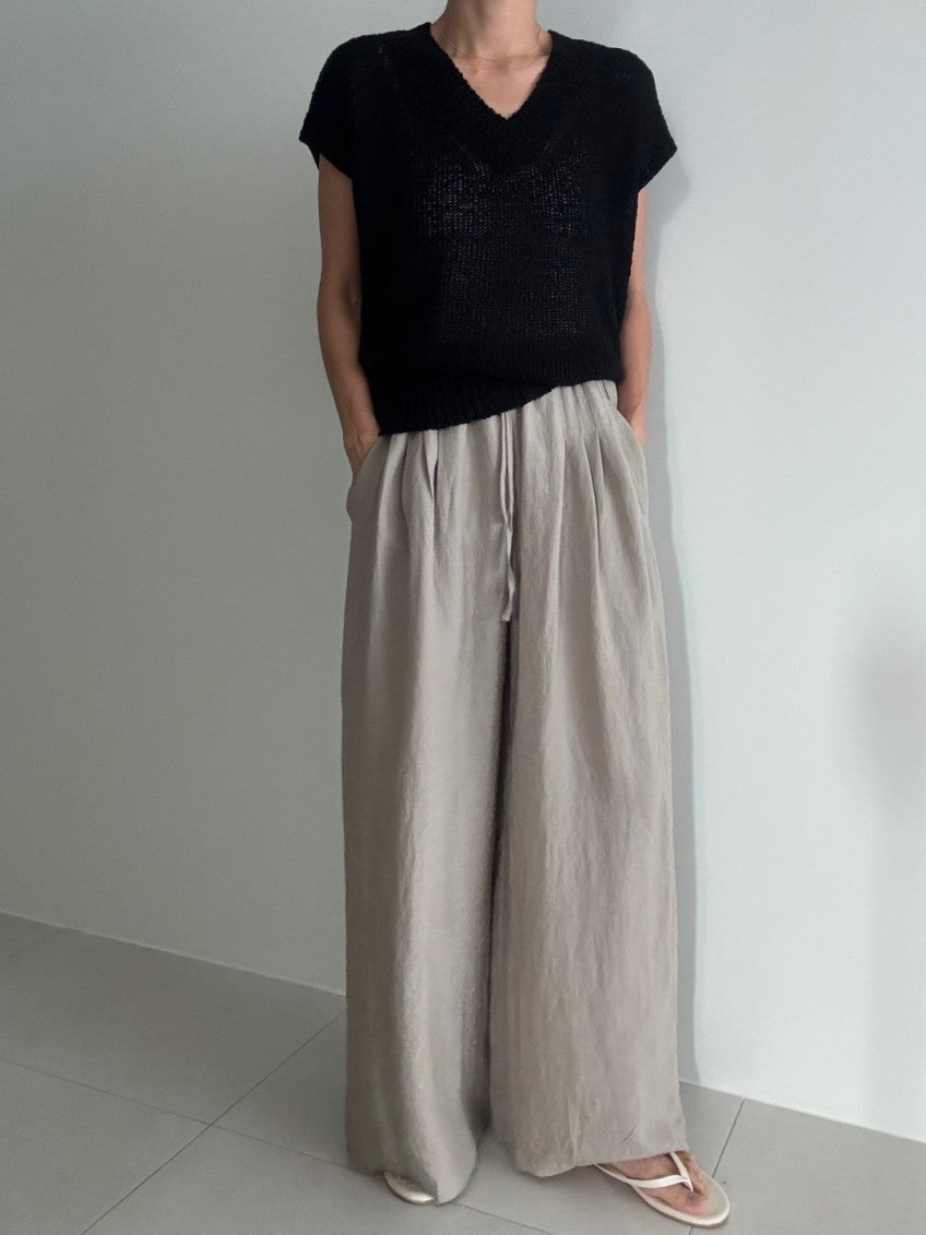 Four Pintuck Pants