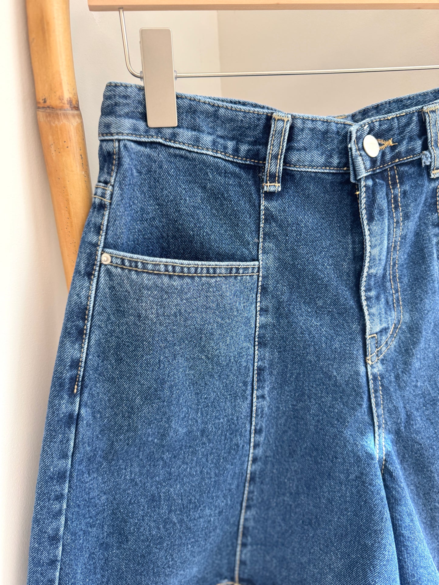Front Line Denim Shorts - AdoreMeU
