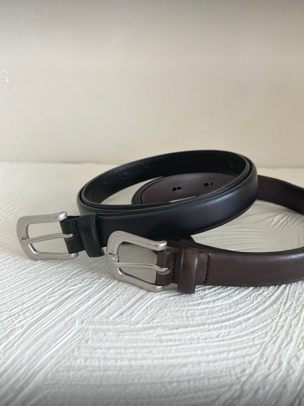Cowhide Square Belt - AdoreMeU