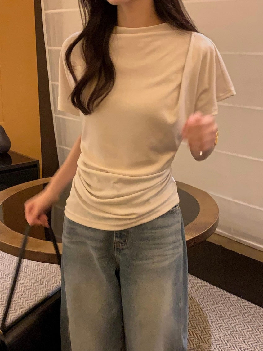 * Elise Mock Neck Top