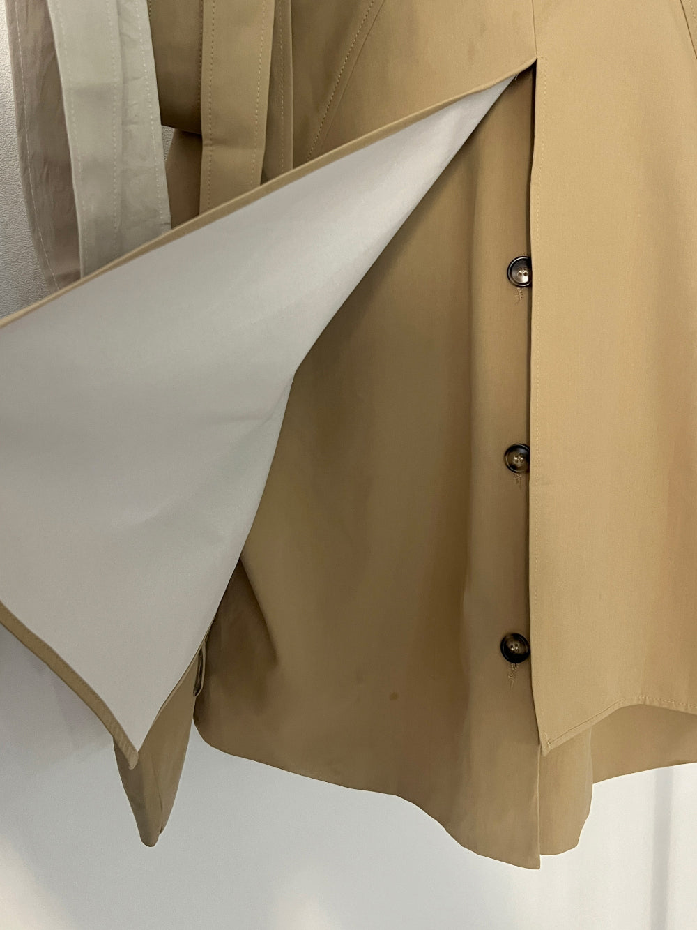 High-Neck Short Trench Jacket