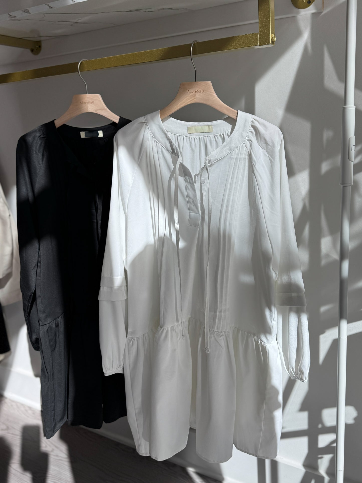 Leuin Pintuck Mini Dress(~10/8)