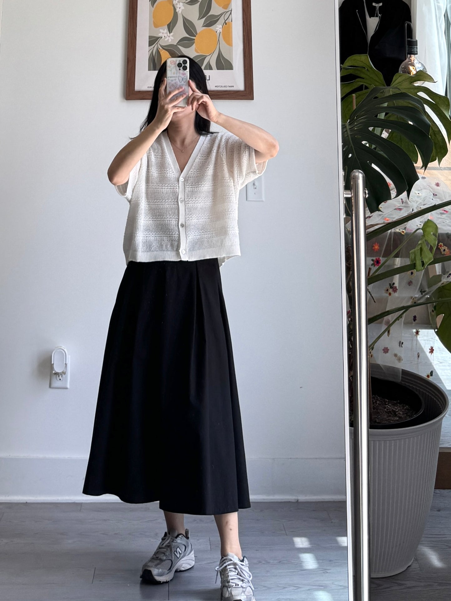 Pintuck Flare Skirt - AdoreMeU