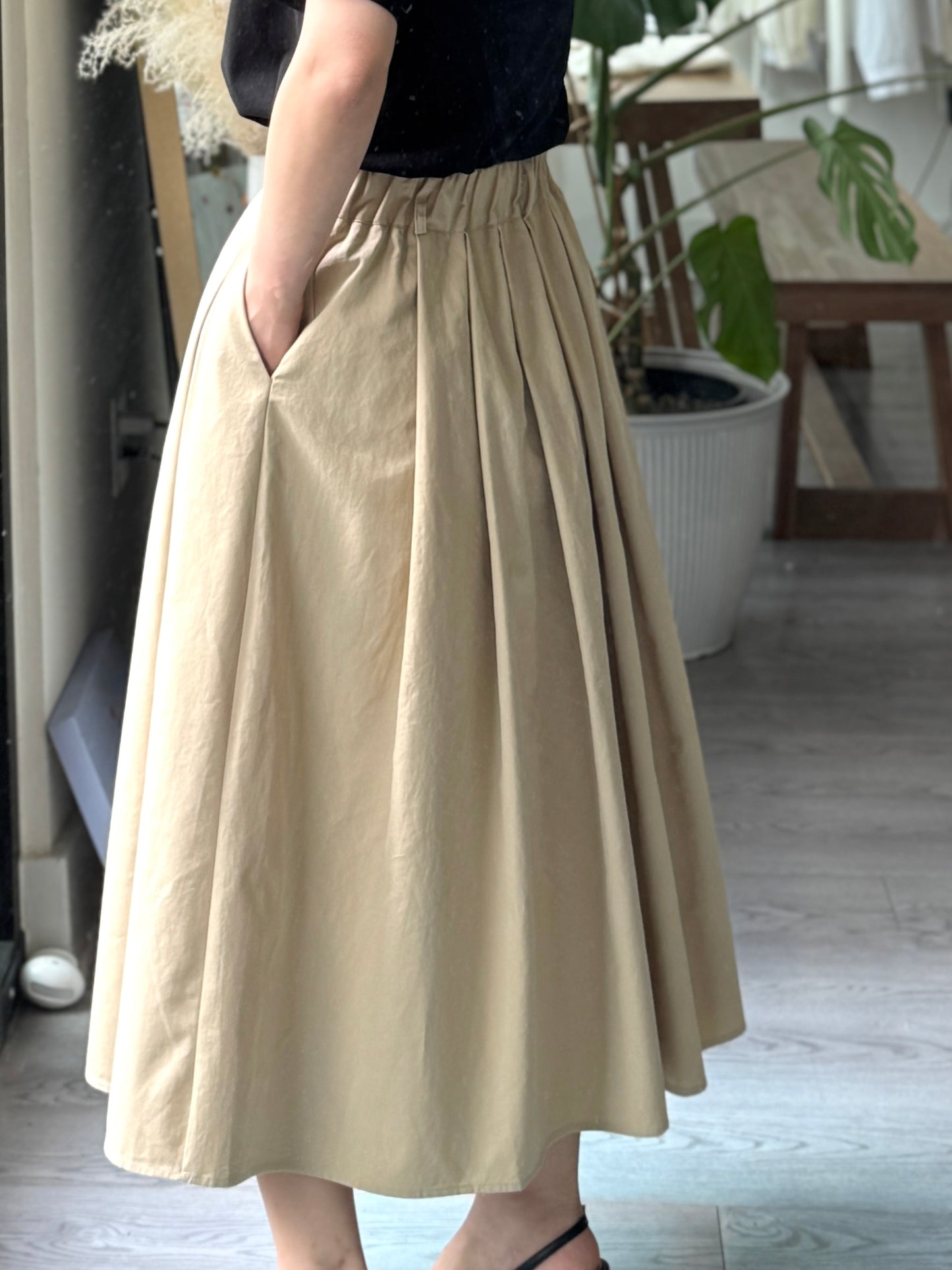 Serene Pleats Skirt