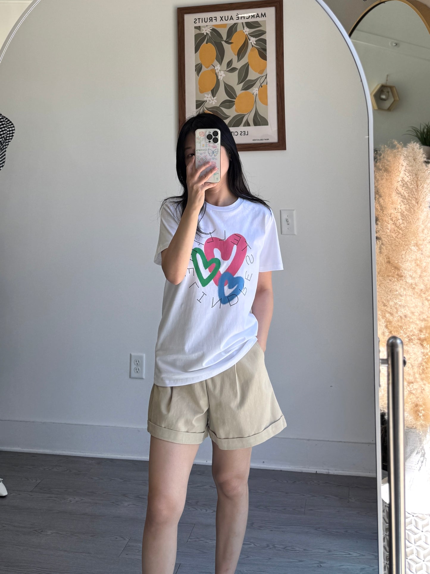 Three Hearts Tee - AdoreMeU
