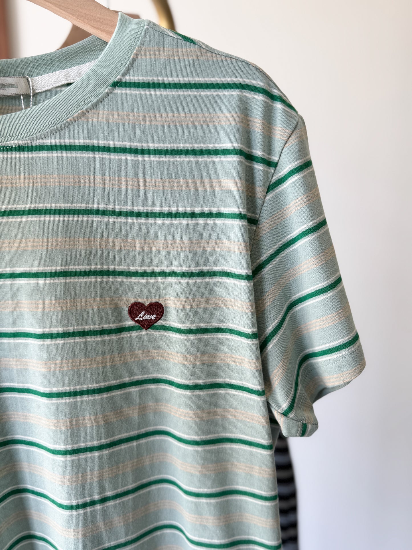 Heart Stripe T-shirt - AdoreMeU
