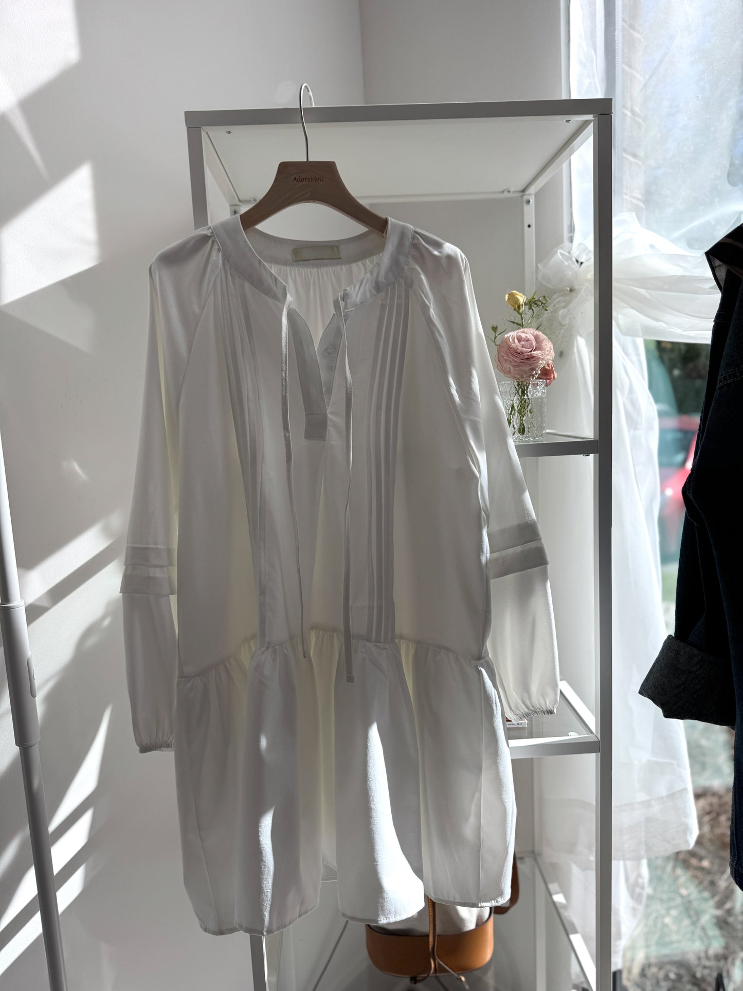 Leuin Pintuck Mini Dress(~10/8)
