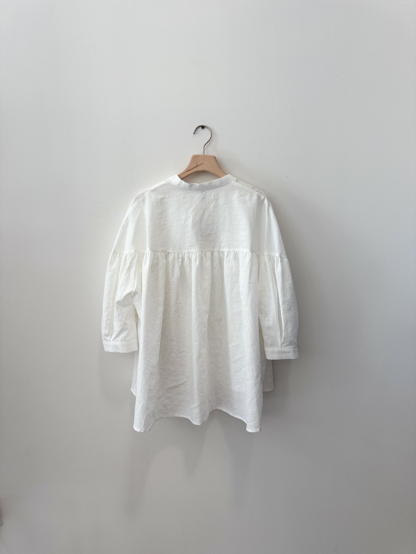 China Collar Linen Blouse (~5/12)
