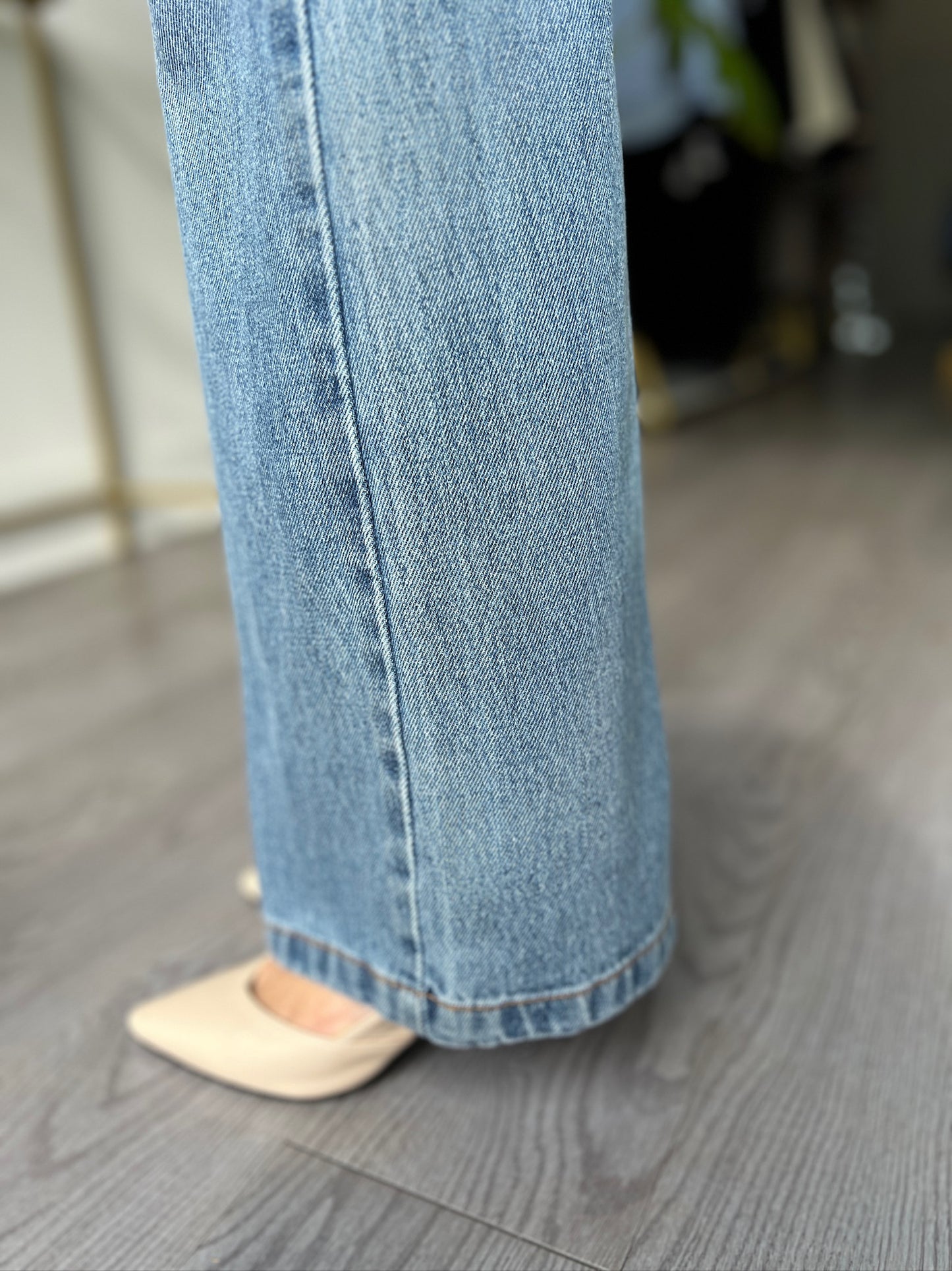 Recycle cotton Slim Straight Denim