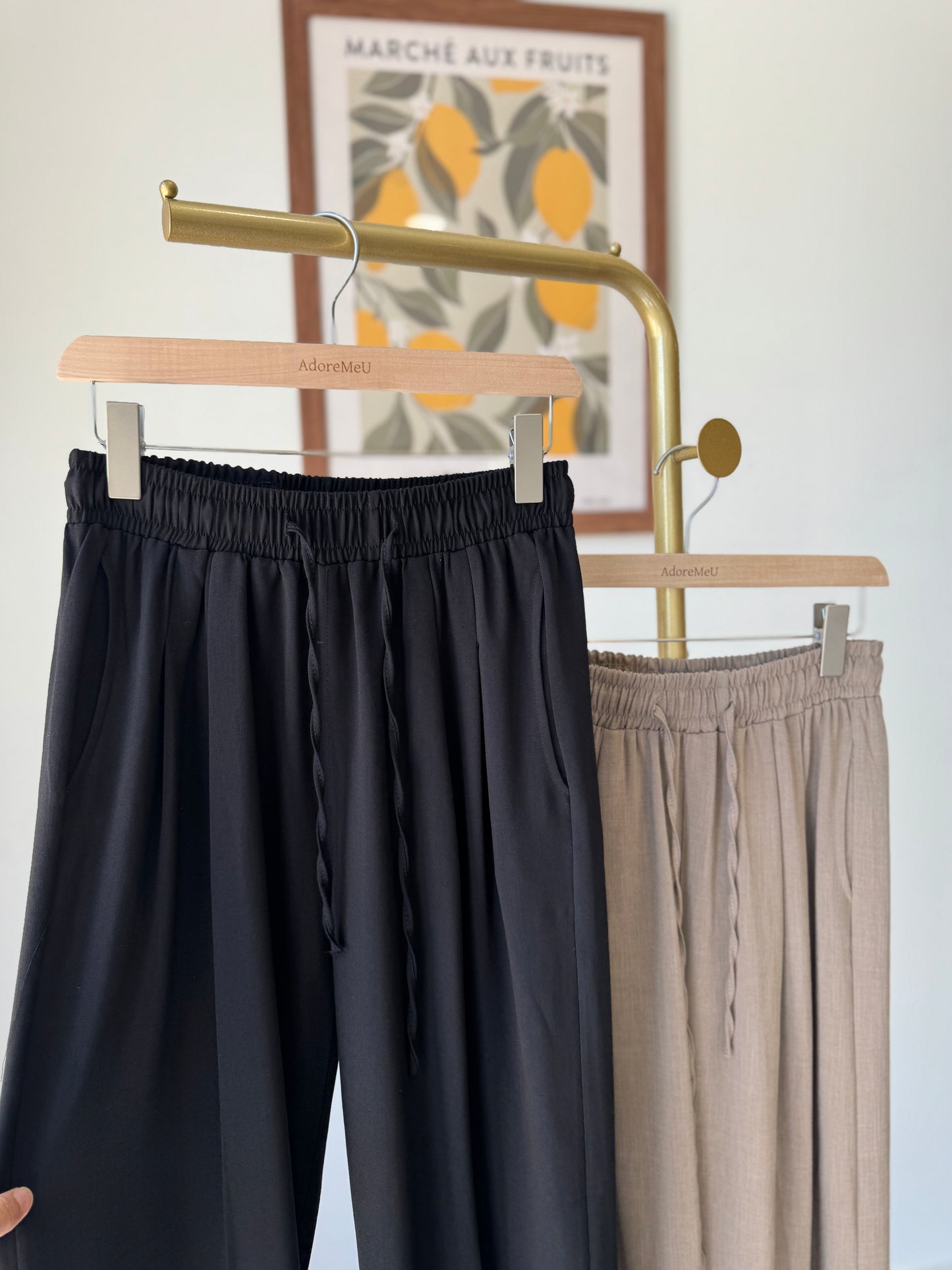Airy Draw Pants - AdoreMeU