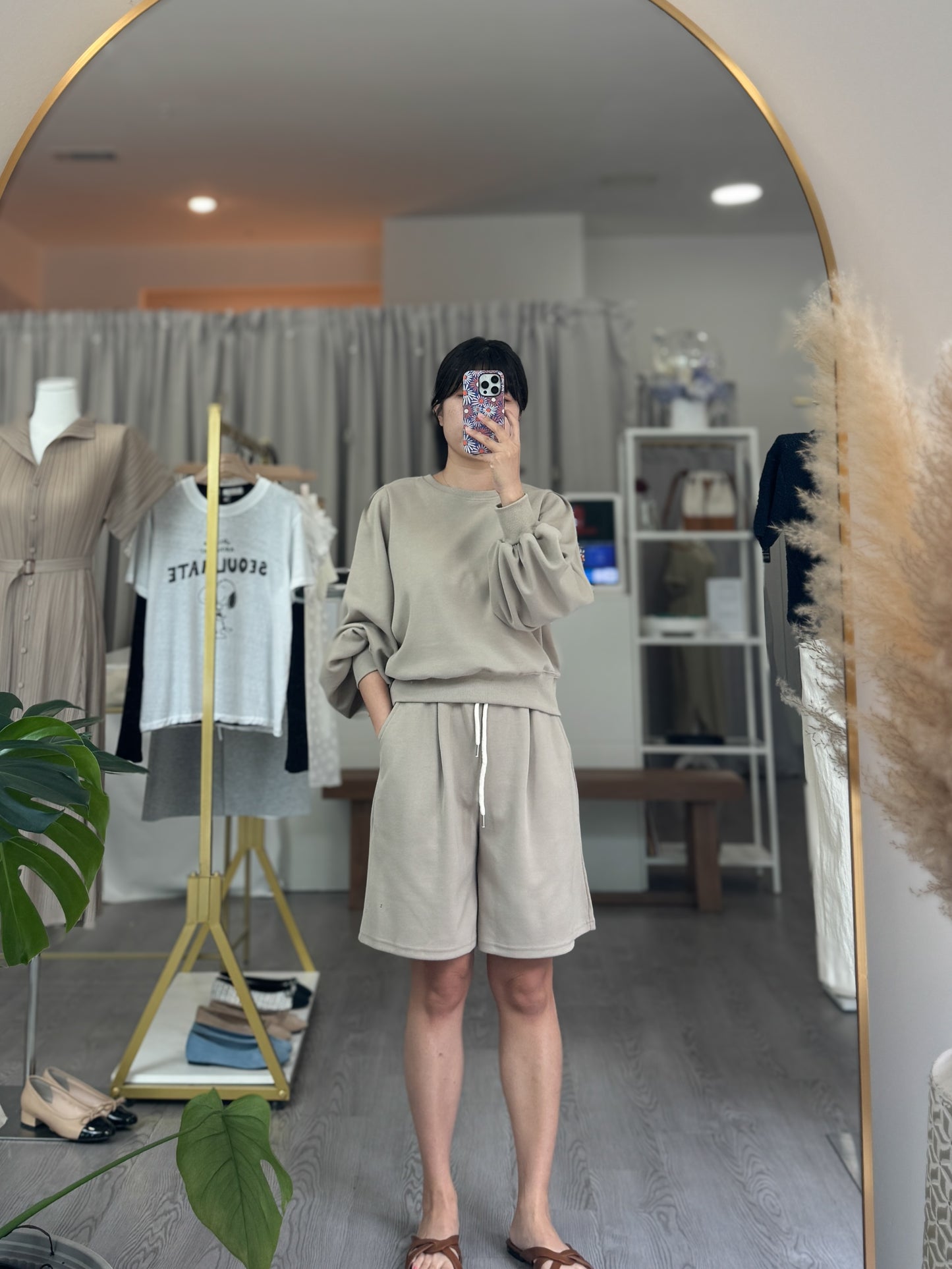Pure Long Sleeve and Shorts Set(~9/1) - AdoreMeU