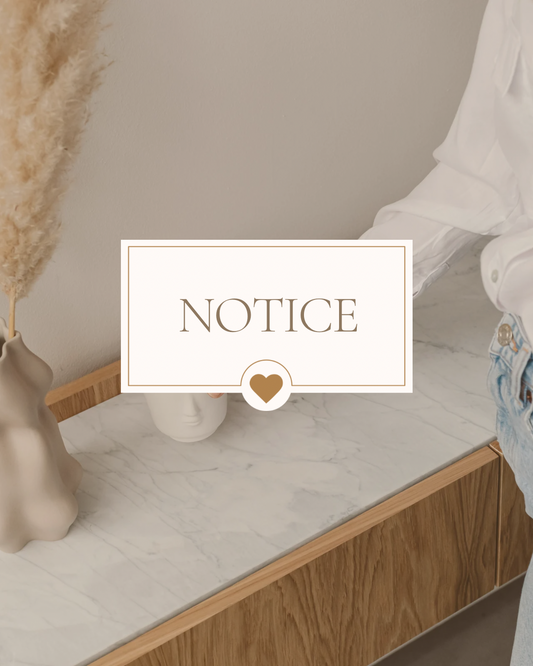 Notice - AdoreMeU