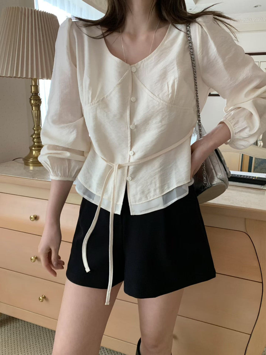 * Lumi Satin Blouse