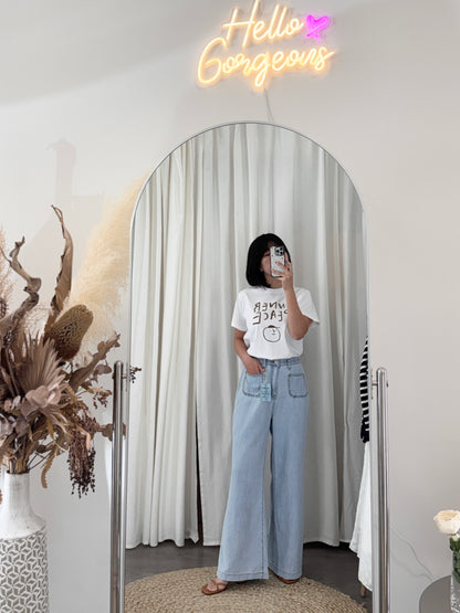 Front Pocket Linen Denim(~4/7)