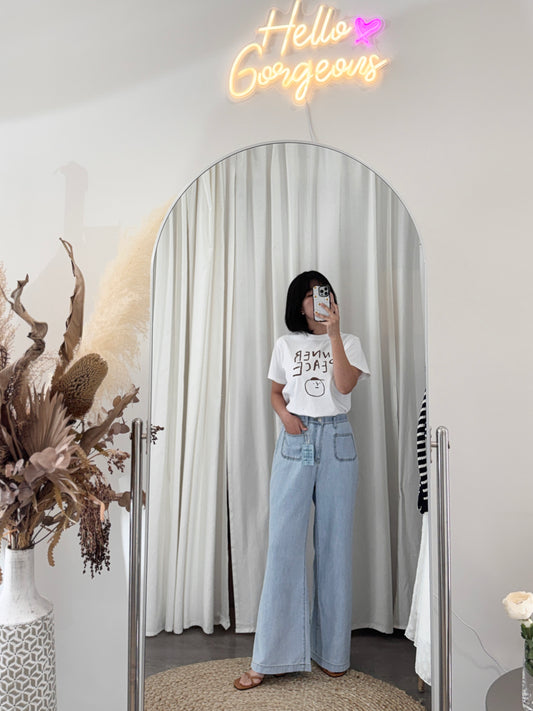 Front Pocket Linen Denim(~4/7)