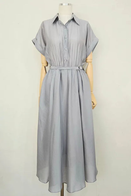 Belted Shirt Dress